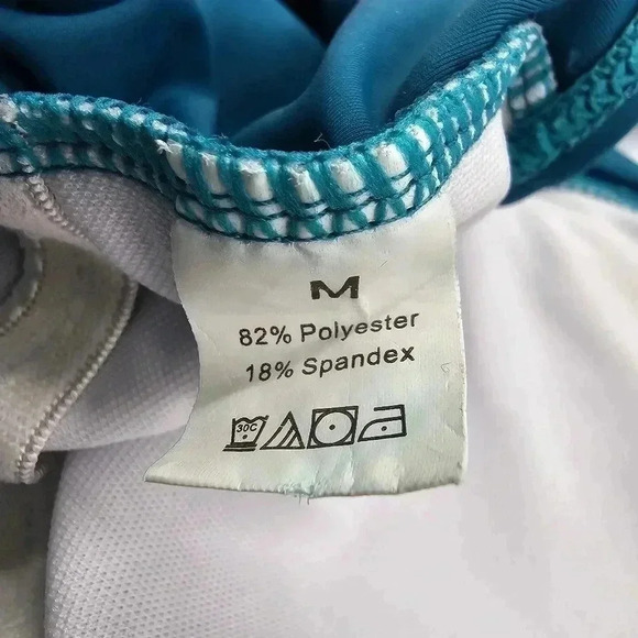 Green One Piece Swimsuits Swimwear Beach Wrap Style M Medium - Picture 4 of 6